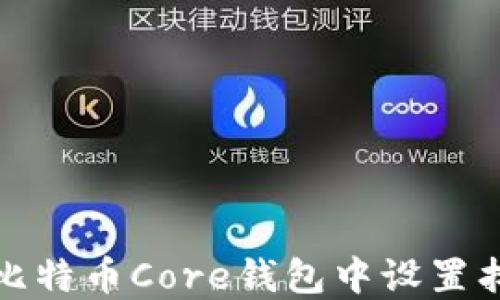 
如何在比特币Core钱包中设置找零地址